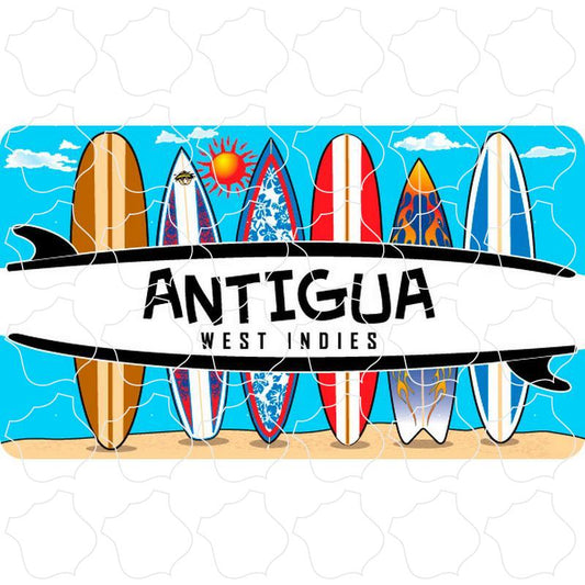 Antigua, WI 6 Surfboards