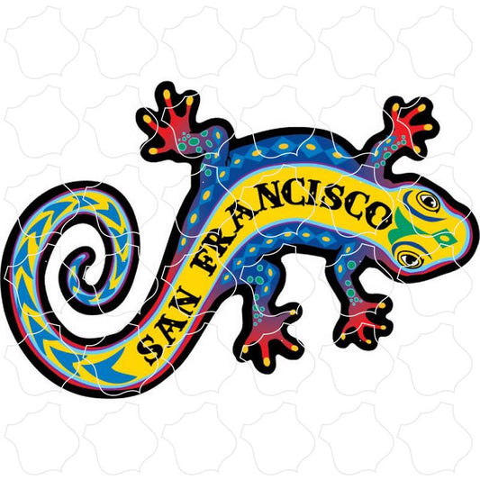 San Francisco Colorful Gecko