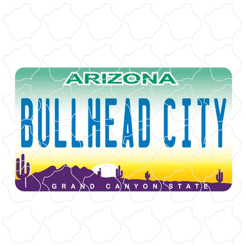 Bullhead City, AZ Arizona License Plate