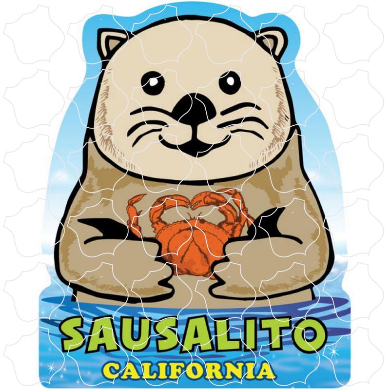 Sausalito, CA Sea Otter Cartoon