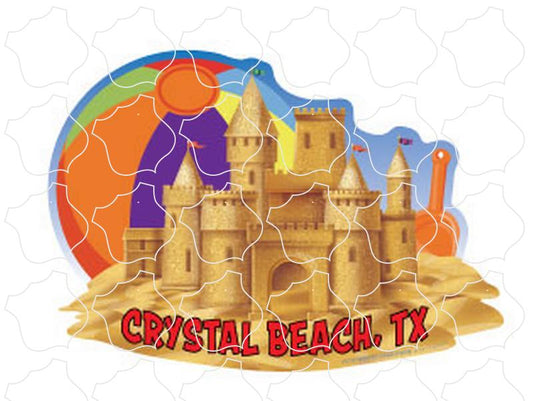 Crystal Beach, TX Sandcastle