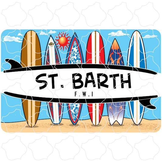 6 Surfboards St Barth, FWI 6 Surfboards