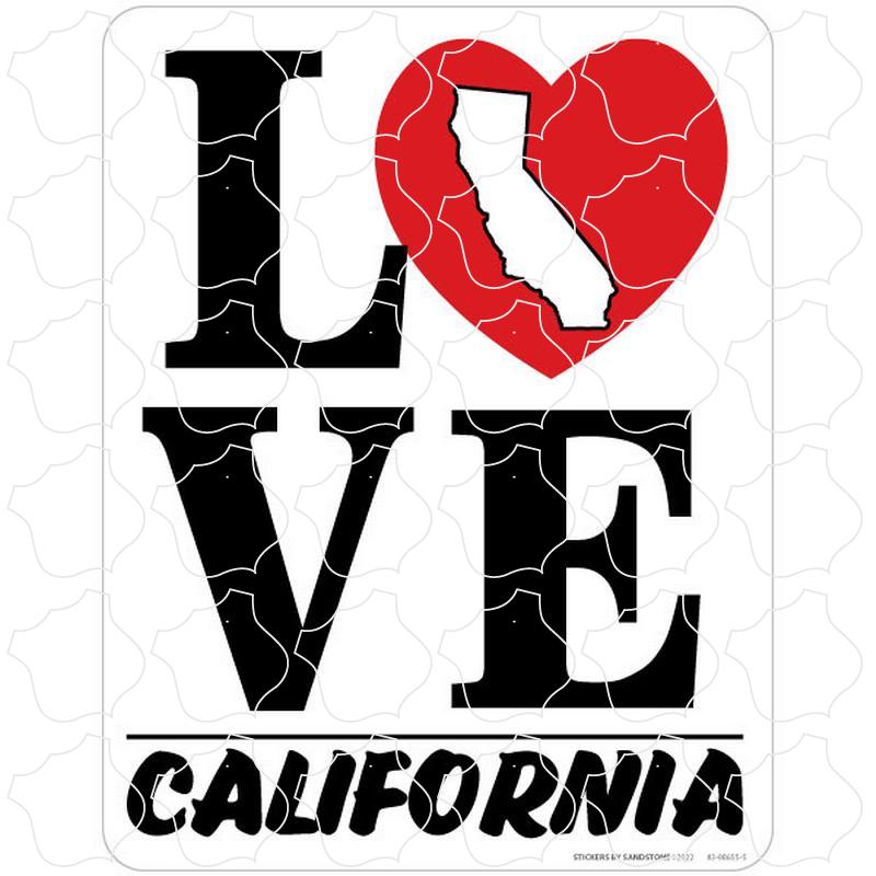 California State Shape Heart