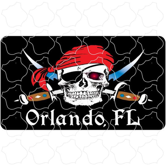 Orlando, FL Skull Cross Swords