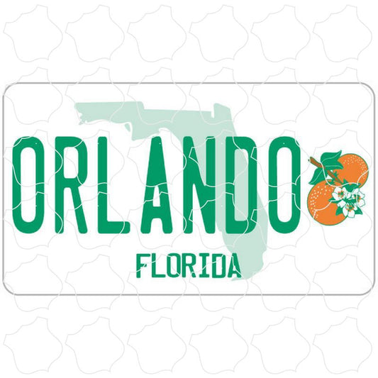 Orlando, FL Orlando, Florida License Plate