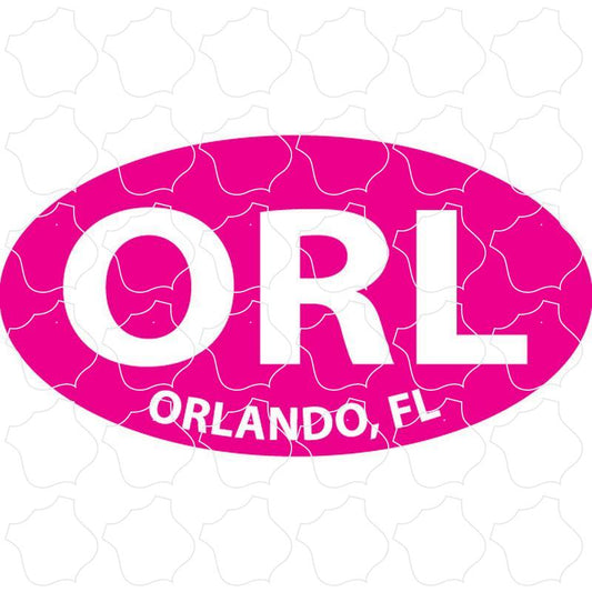 Hot Pink Euro Oval Orlando, FL Hot Pink Euro Oval