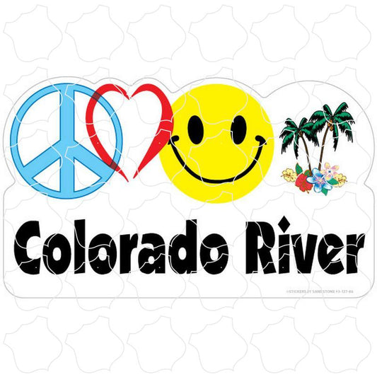 Peace Heart Happy Palms Colorado River, Peace Heart Happy Palms