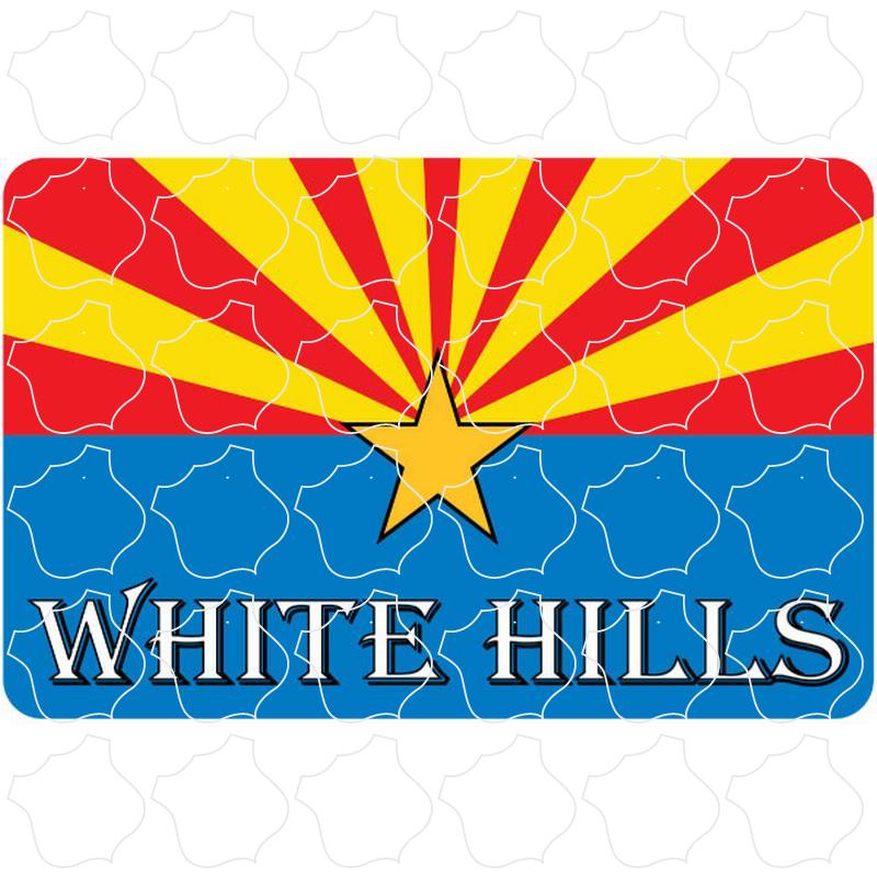 White Hills, AZ Arizona Flag