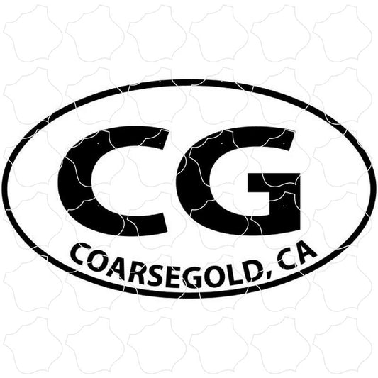 Coarsegold, CA Black & White Euro Oval