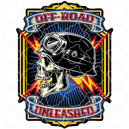 Novelty Off Road Unleashed Skull