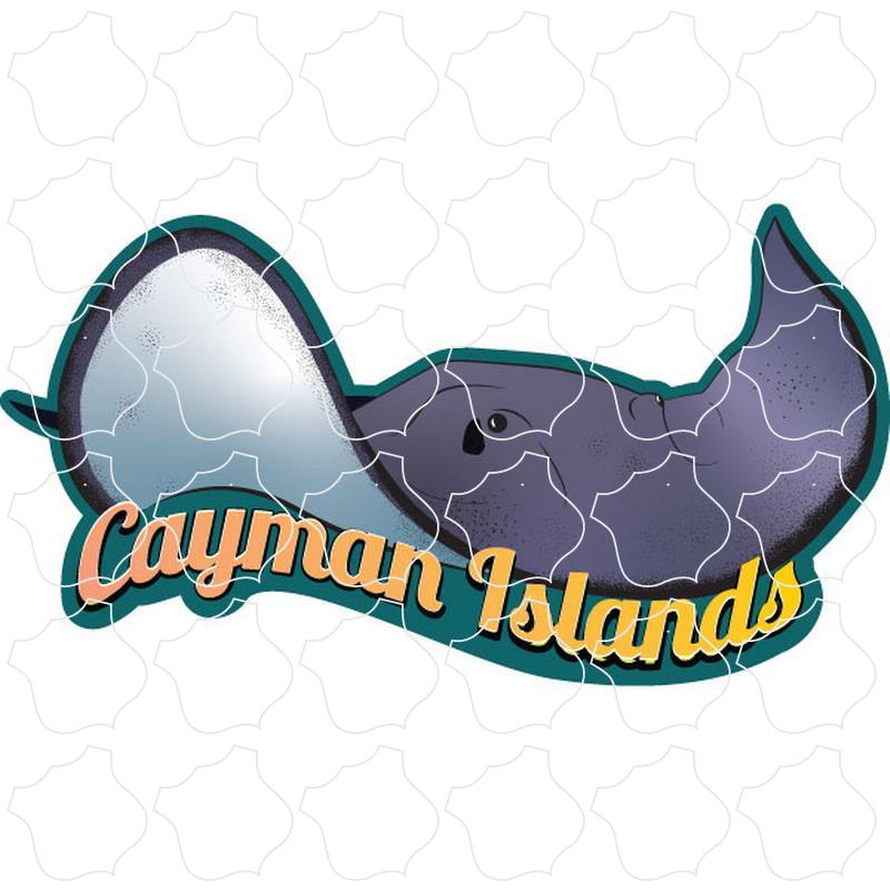 Cayman Islands Stingray Illustration