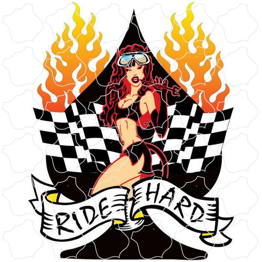 Novelty Ride Hard Devil Woman