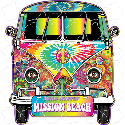 Mission Beach, CA Road Trippin Bus