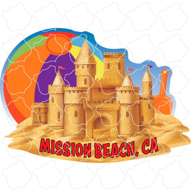 Mission Beach, CA Sandcastle