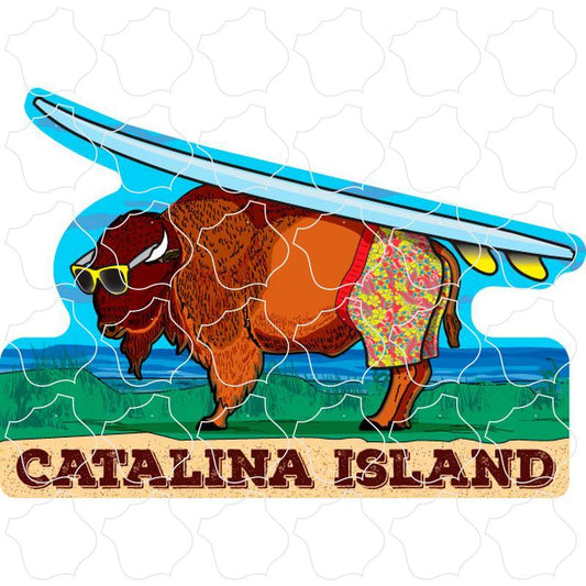 Catalina Island Surf Bison