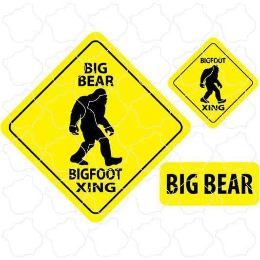 Big Bear, CA Bigfoot Crossing Diamond