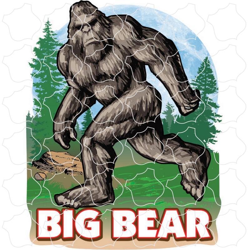 Big Bear Bigfoot In The Woods