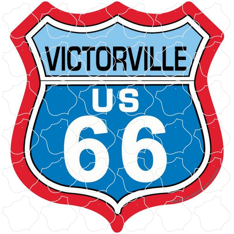 Route 66 Color Shield Victorville, CA Route 66 Color Shield