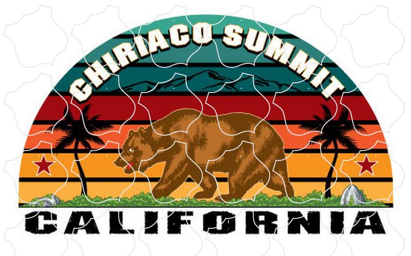 Chiriaco Summit Striped Half Circle Bear