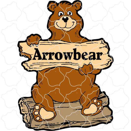 Arrowbear Bear On Log