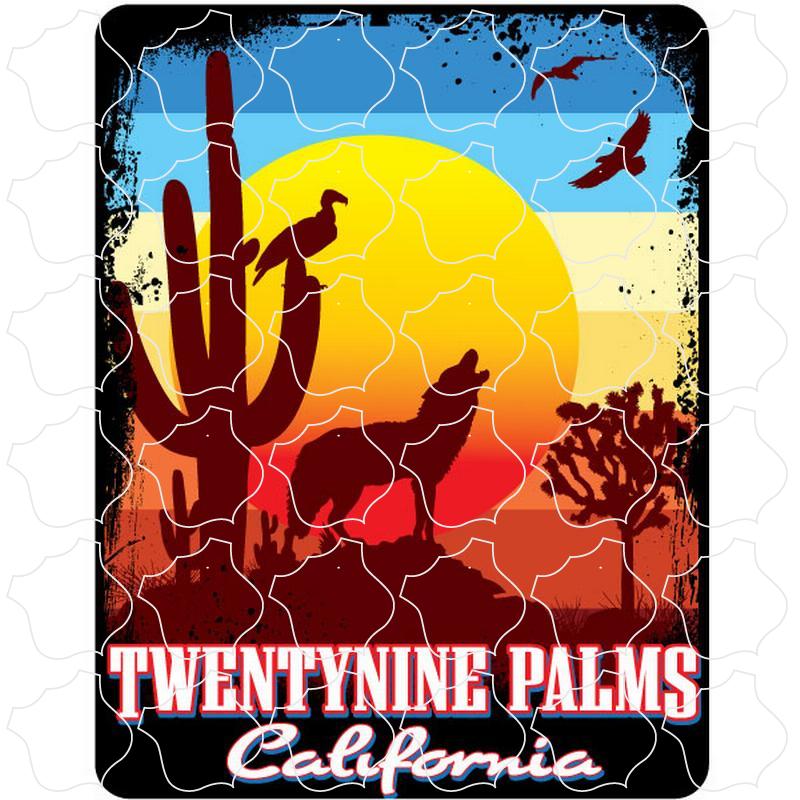 Twentynine Palms, California Desert Animals Sunset
