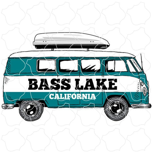 Bass Lake, CA Bus Side View Shell Top