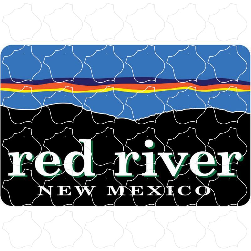 Red River, New Mexico Stylized Sunset