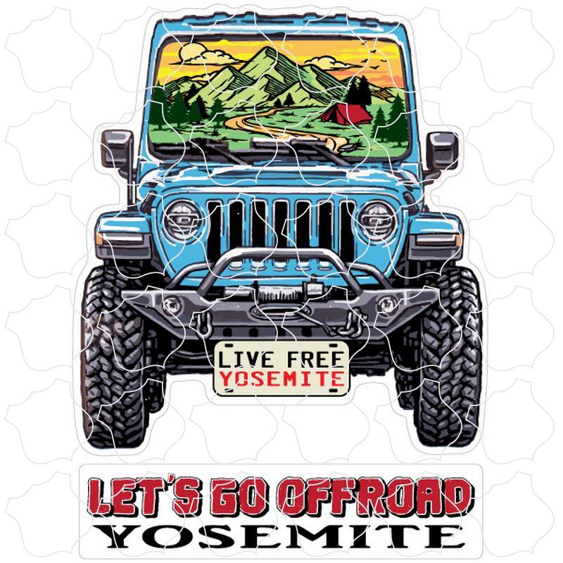 Yosemite, CA Live Free Jeep