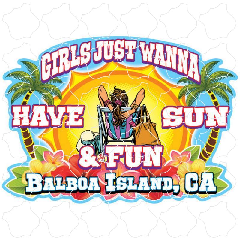 Balboa Island, CA Girls Sun and Fun