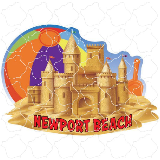 Newport Beach, CA Sandcastle