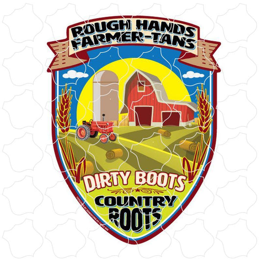 Novelty Rough Hands Farmer Tans