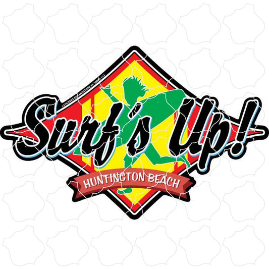 Huntington Beach Surfs Up Diamond