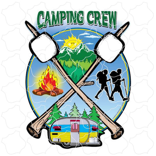 Novelty Camping Crew Marshmallow Sticks