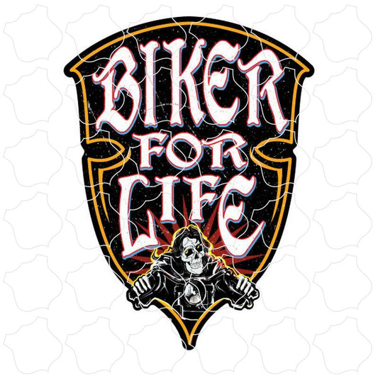 Novelty Biker For Life