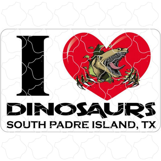 South Padre Island, TX I Heart Dinosaurs