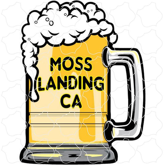 Moss Landing, CA Beer Mug