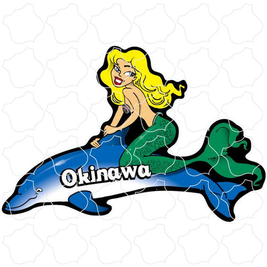 Okinawa Mermaid on Dolphin