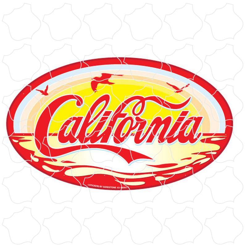 California Red Cola Style Water Sun