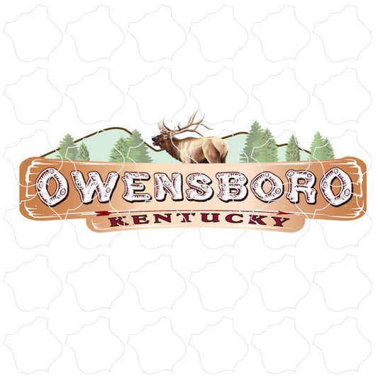 Owensboro, Kentucky Elk Winter Sign