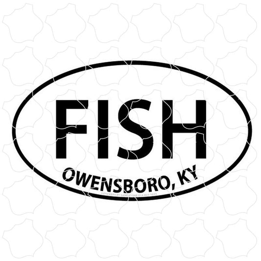 Owensboro, KY FISH Oval