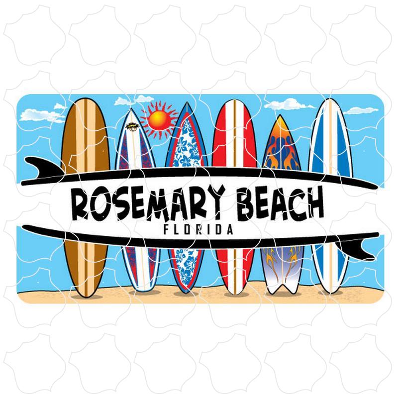 Rosemary Beach, FL 6 Surfboards