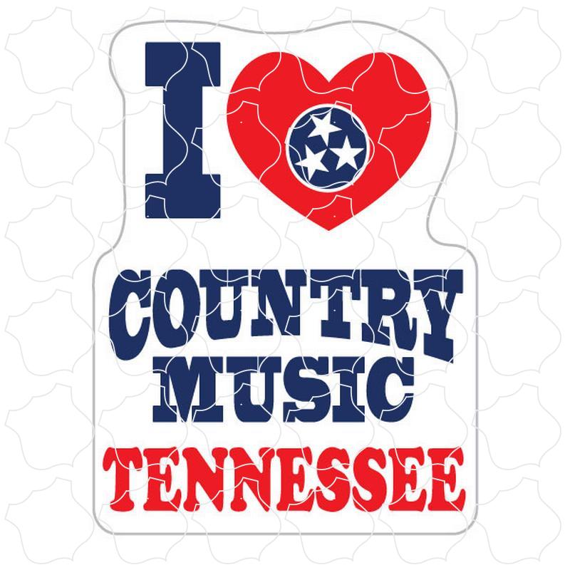 Tennessee I Heart Country Music