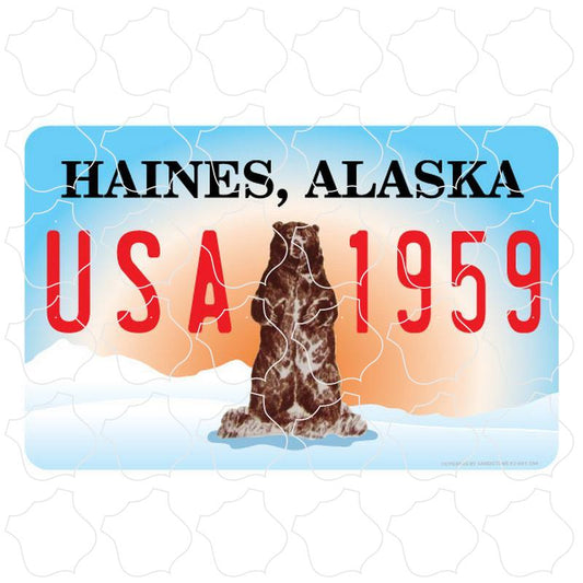 Haines, Alaska Alaska License Plate