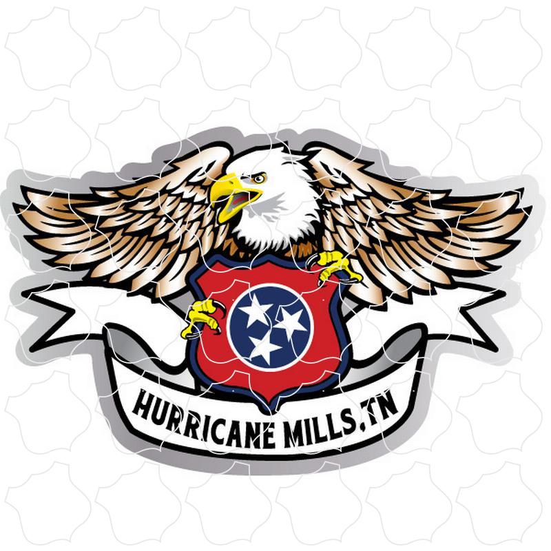 Hurricane Mills, TN Great Smoky Mountains Eagle with Shield