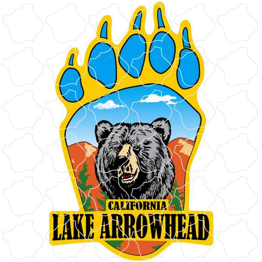 Lake Arrowhead, California Bear Head Bear Paw