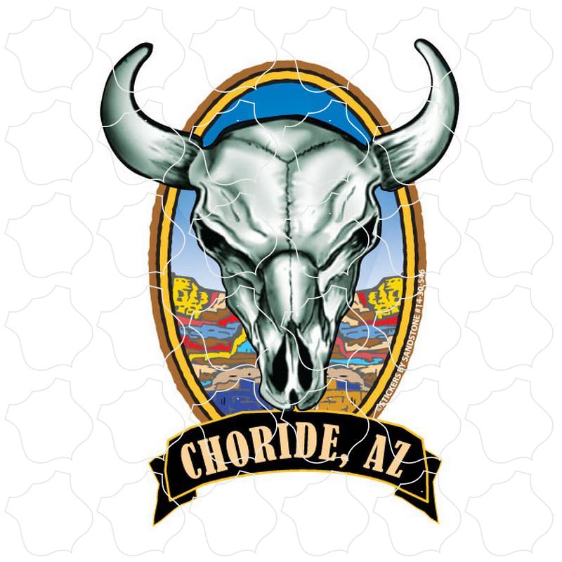 Chloride, AZ Desert Scene Steer Skull