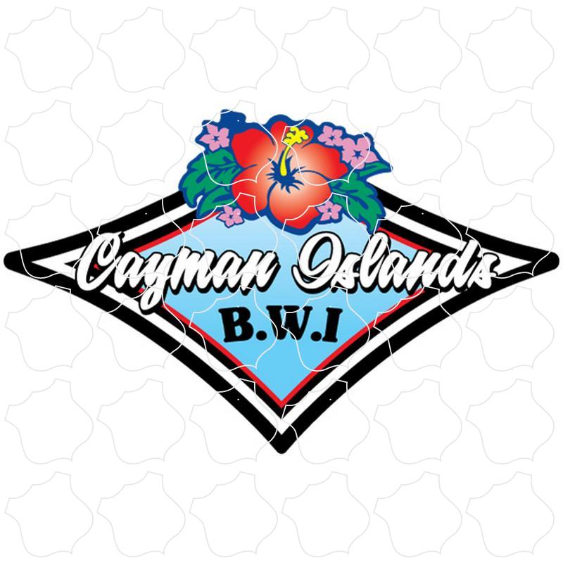 Cayman Islands B.W.I Diamond Hibiscus