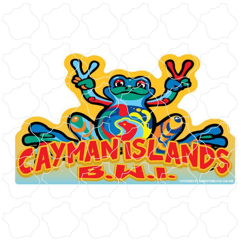 Cayman Islands B.W.I Peace Frog