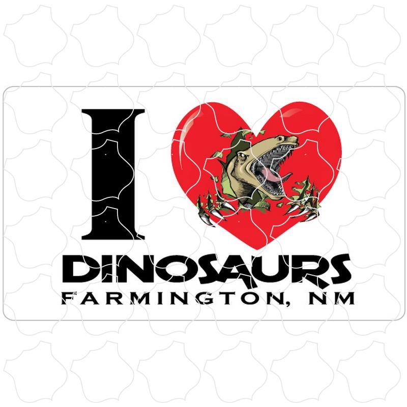 Farmington, New Mexico I Heart Dinosaurs
