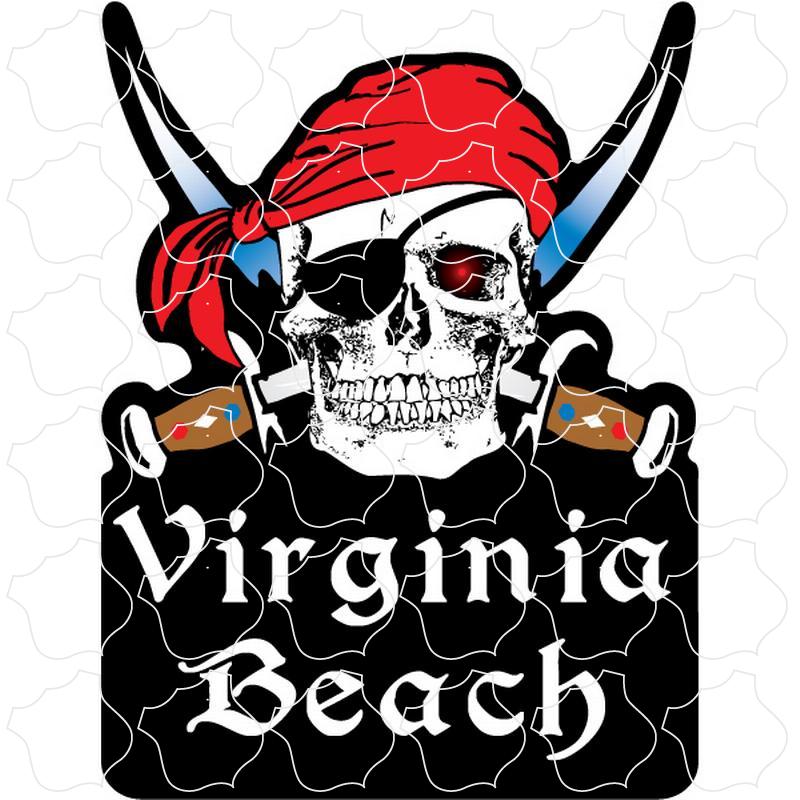 Virginia Beach, Virginia Skull Cross Swords